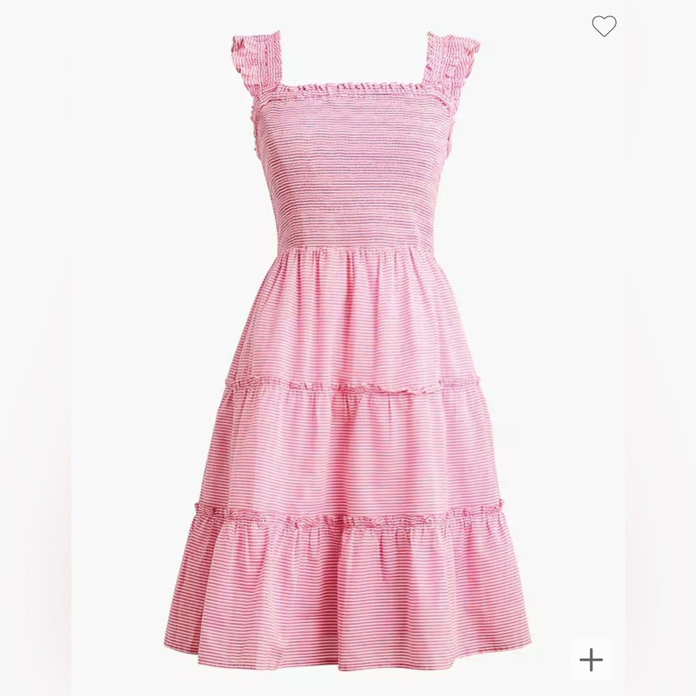 J. Crew smocked mini dress